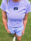 LULU MAC Baby Doll Tee Purple