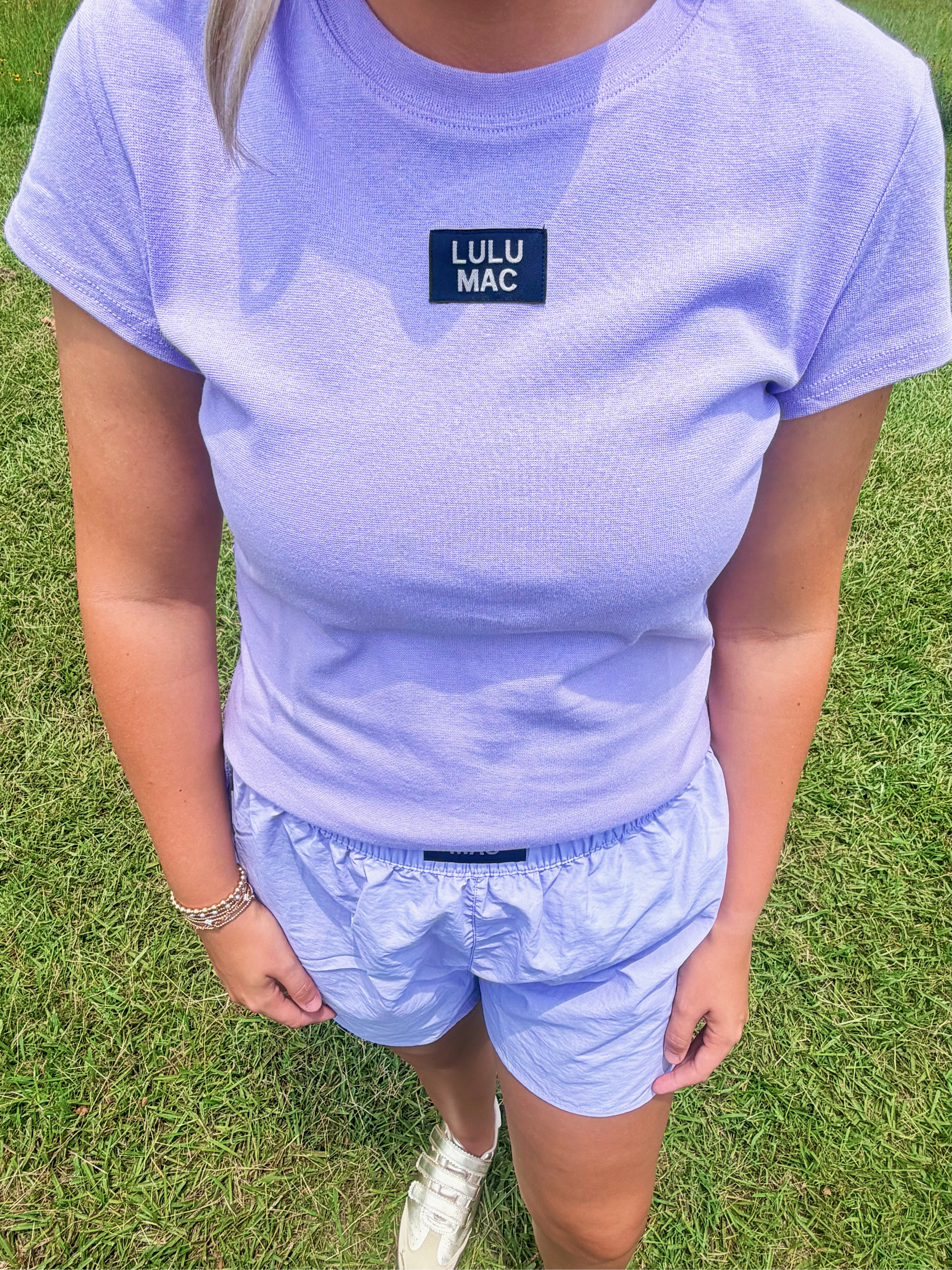 LULU MAC Baby Doll Tee Purple