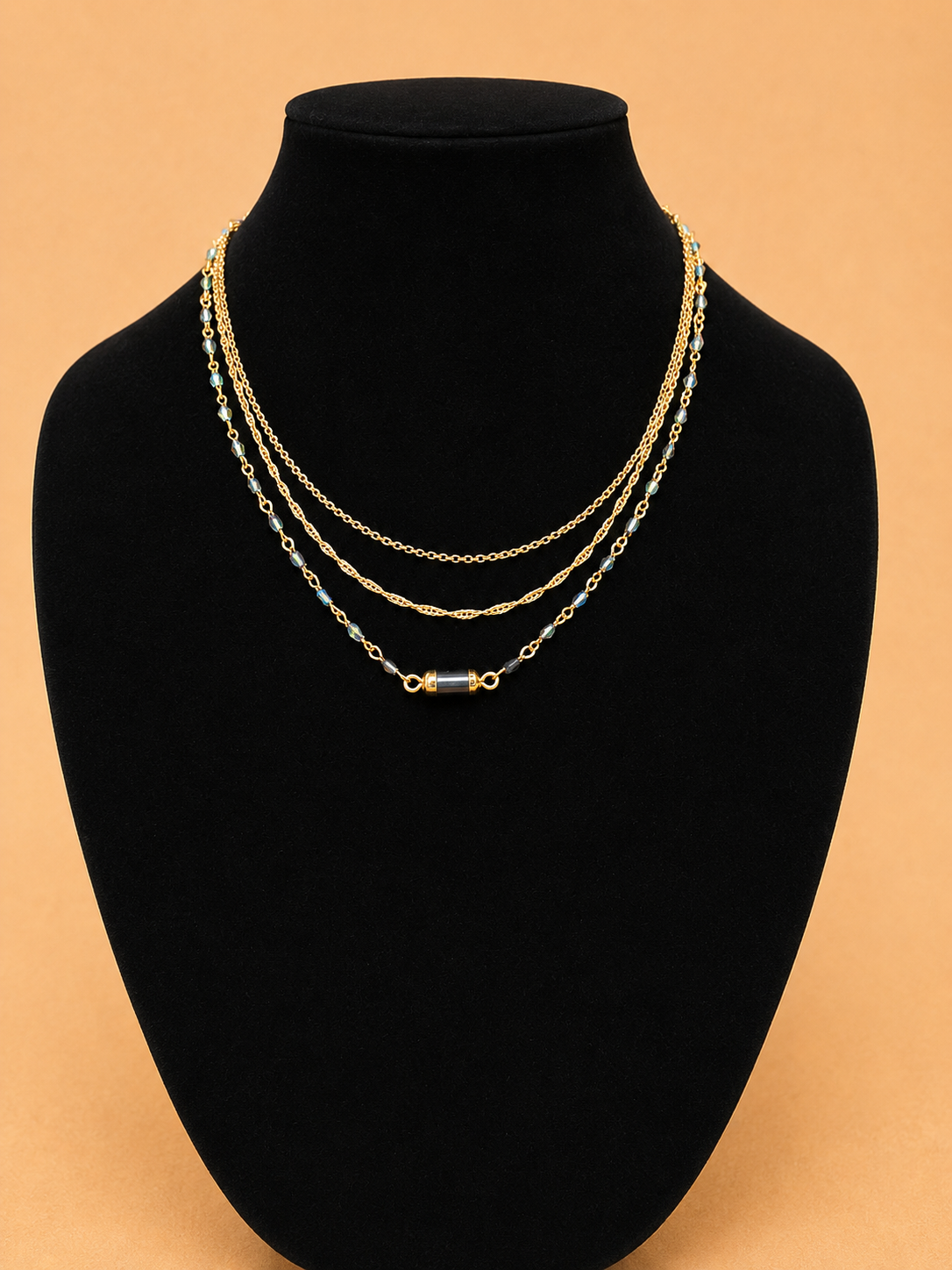 3 Strand Cocktail Necklace