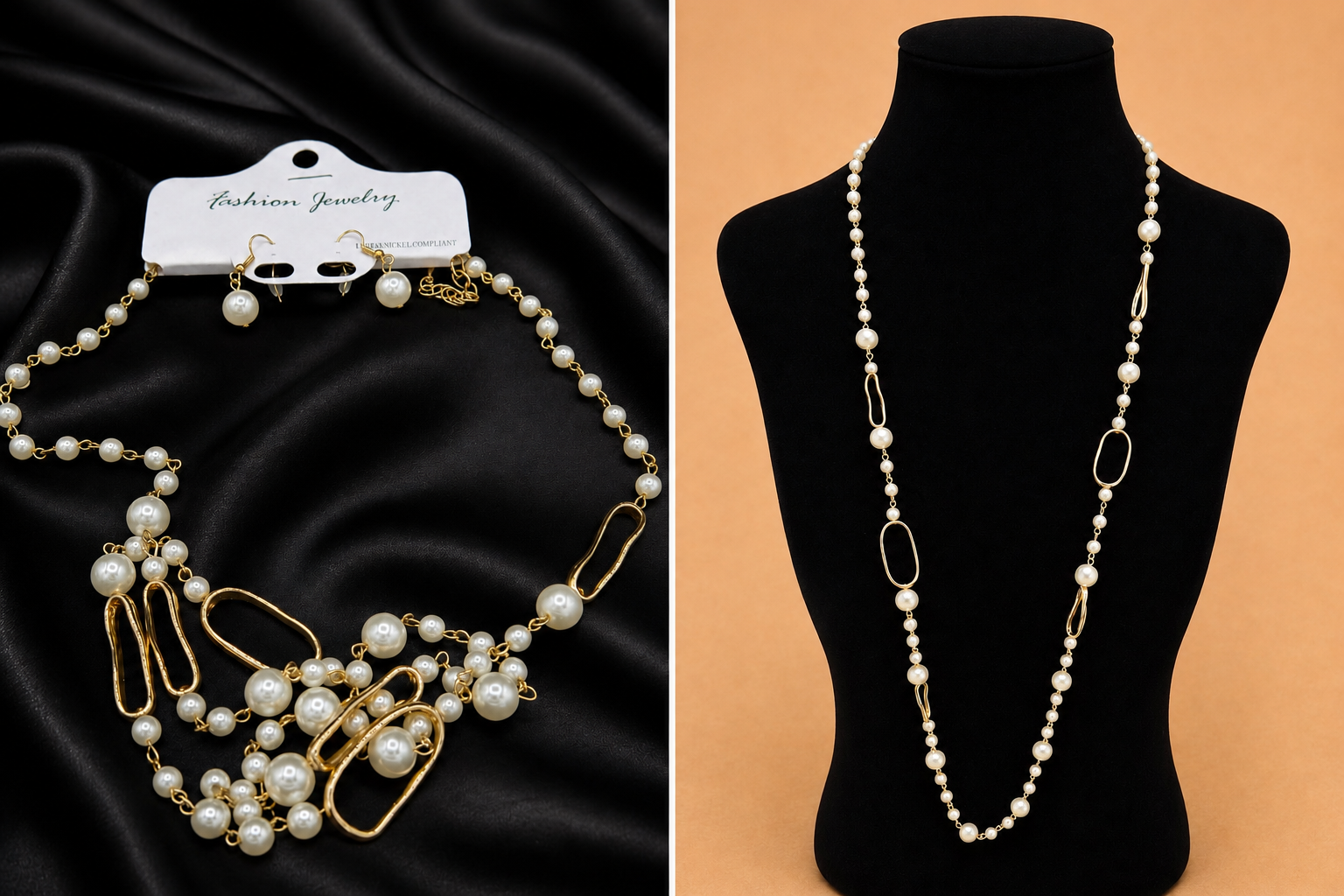 Pearl Passion Earring/Necklace Set