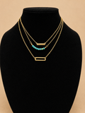 Gold/Turquoise 3 Piece Set