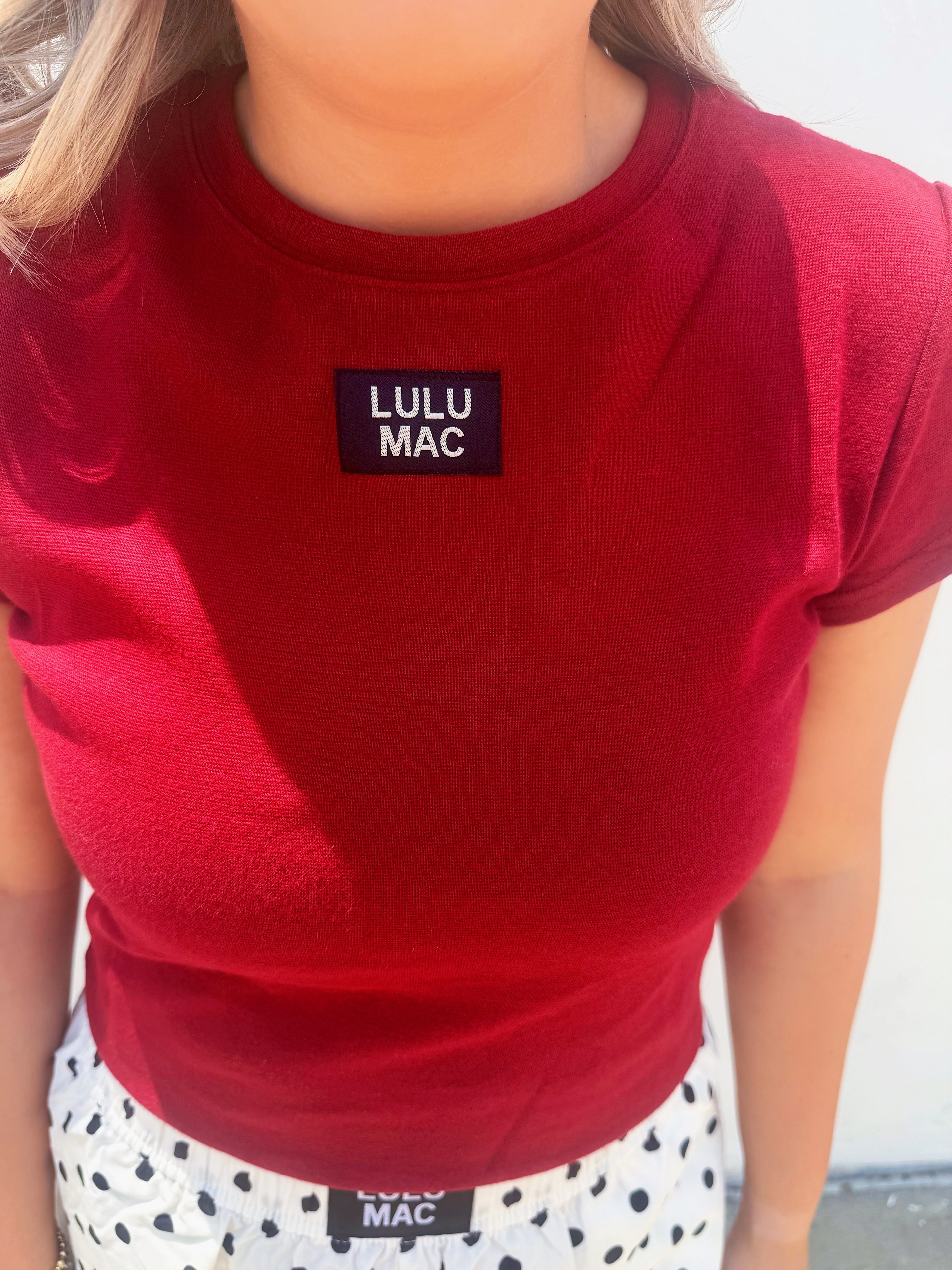LULU MAC Baby Doll Maroon