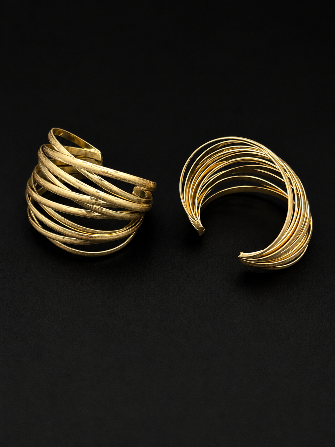 3" Gold Cuff Bracelet