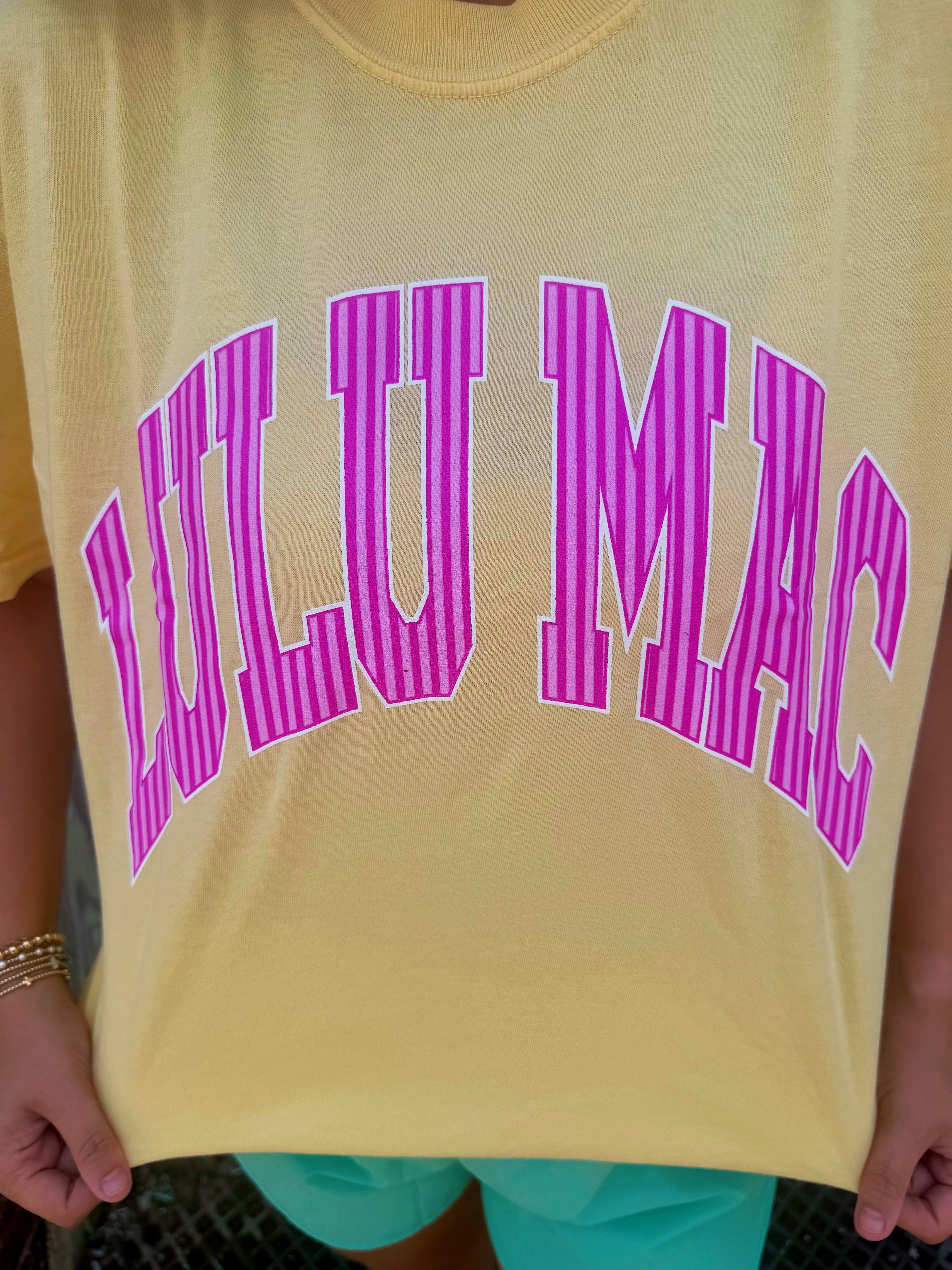 LULU MAC Pink Stripes