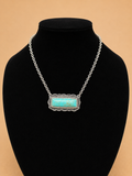 Turquoise Bar Necklace
