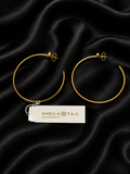 Sheila Fajl Thin Hoop Gold