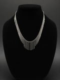 Silver Fringe Necklace