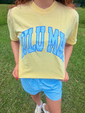 LULU MAC Blue Polka Dot Tee