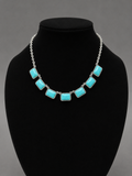 Silver/Turquoise Stone Necklace