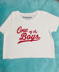 One Of The Boys Cropped Tee