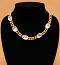 Thick Chain Link Gold Necklace