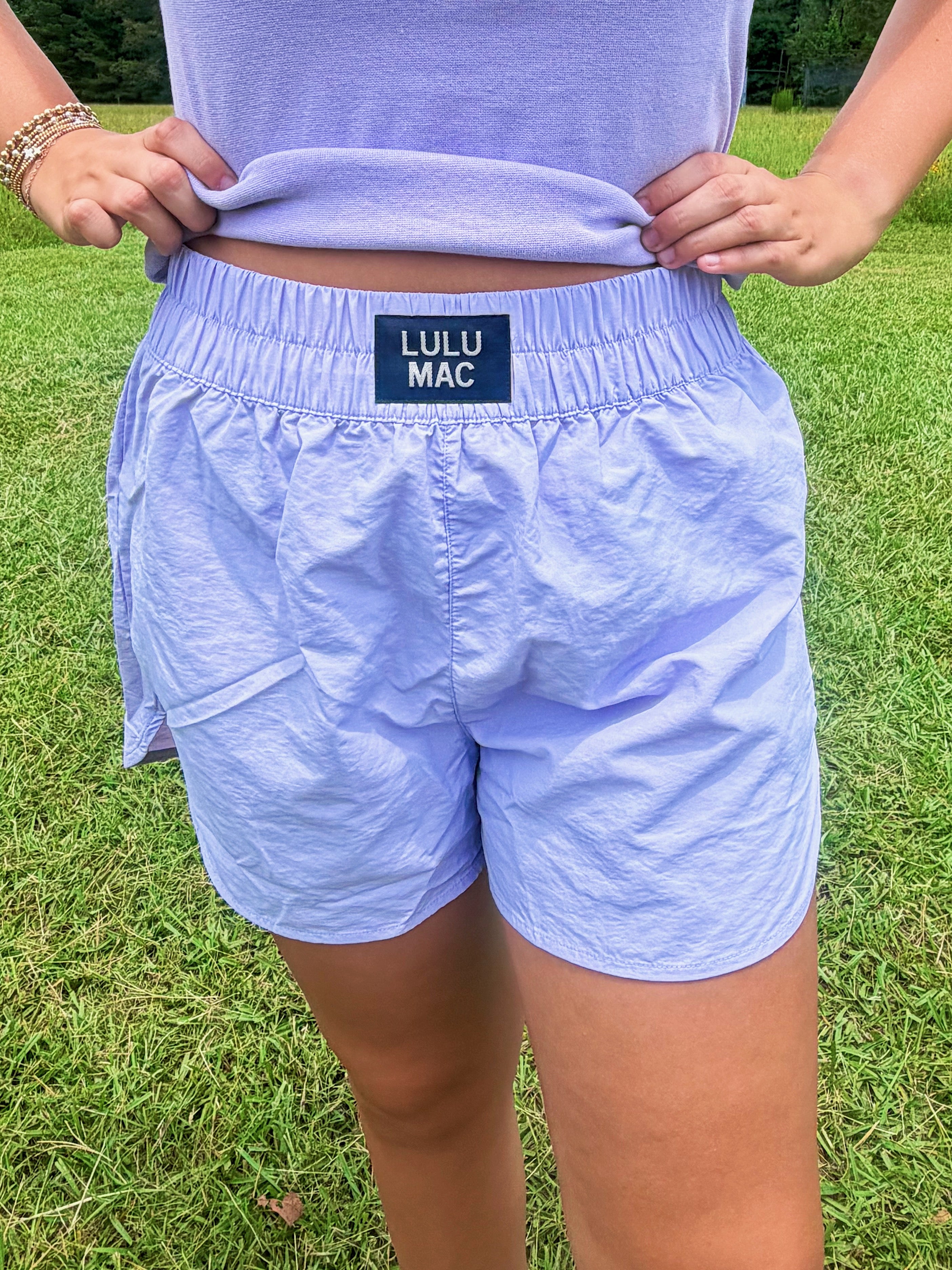 LULU MAC Shorts Lavender