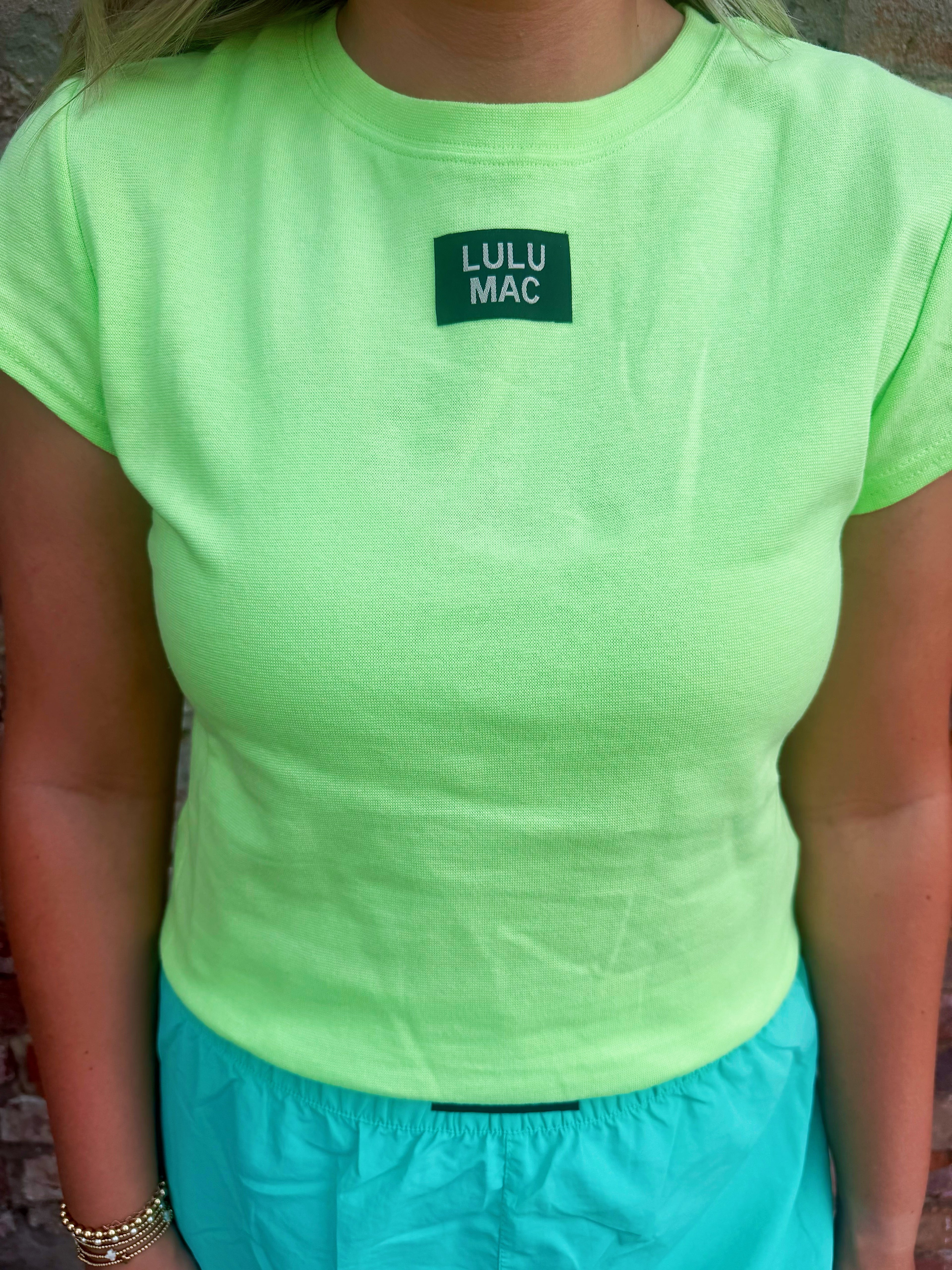 LULU MAC Baby Doll Tee Pistachio