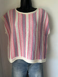 Short Sleeve Knit Sweater