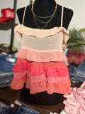 Ruffle Tiered Top