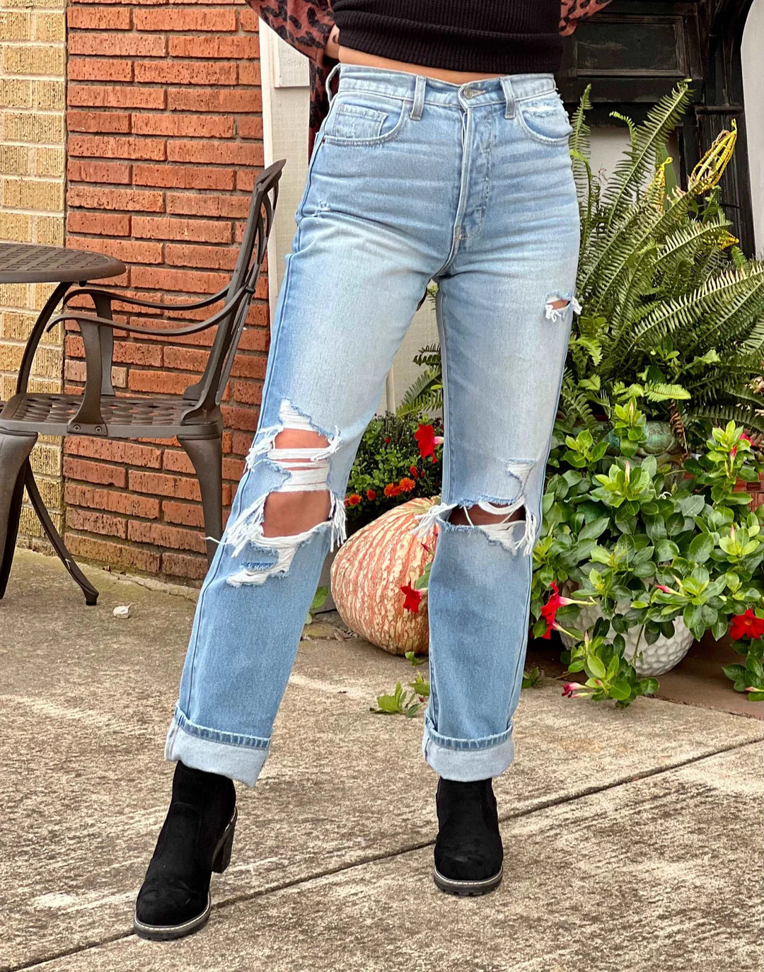 Cello High Rise Dad Jean