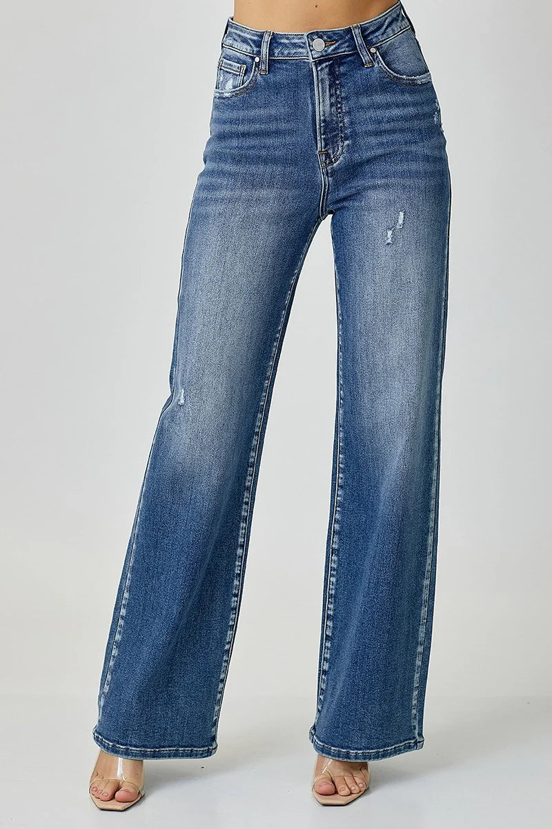 Risen High Rise Medium Wash