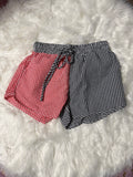 Black/Red Checkered Shorts