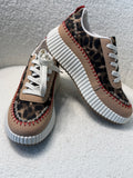 Platform Cheetah Print Sneaker