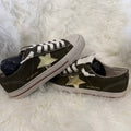 Suede Olive Green w/ Star