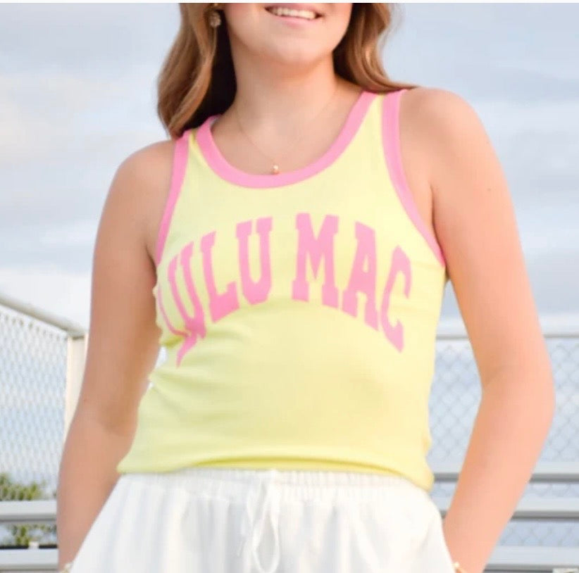Lulu Mac Bubblegum/Yellow Tank