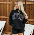 Lulu Mac Black Mockneck