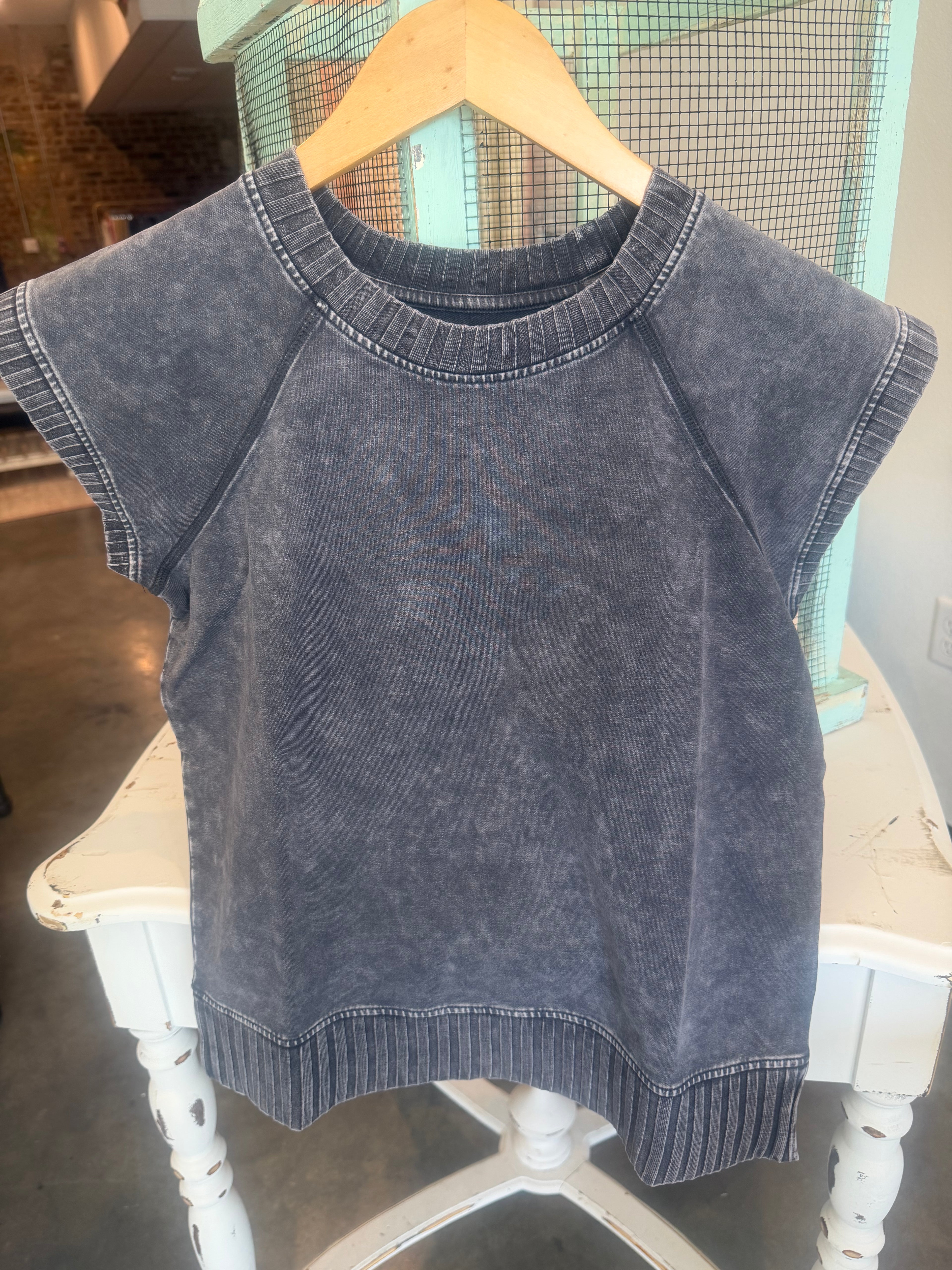 Hana Dolman Washed Lounge Tee