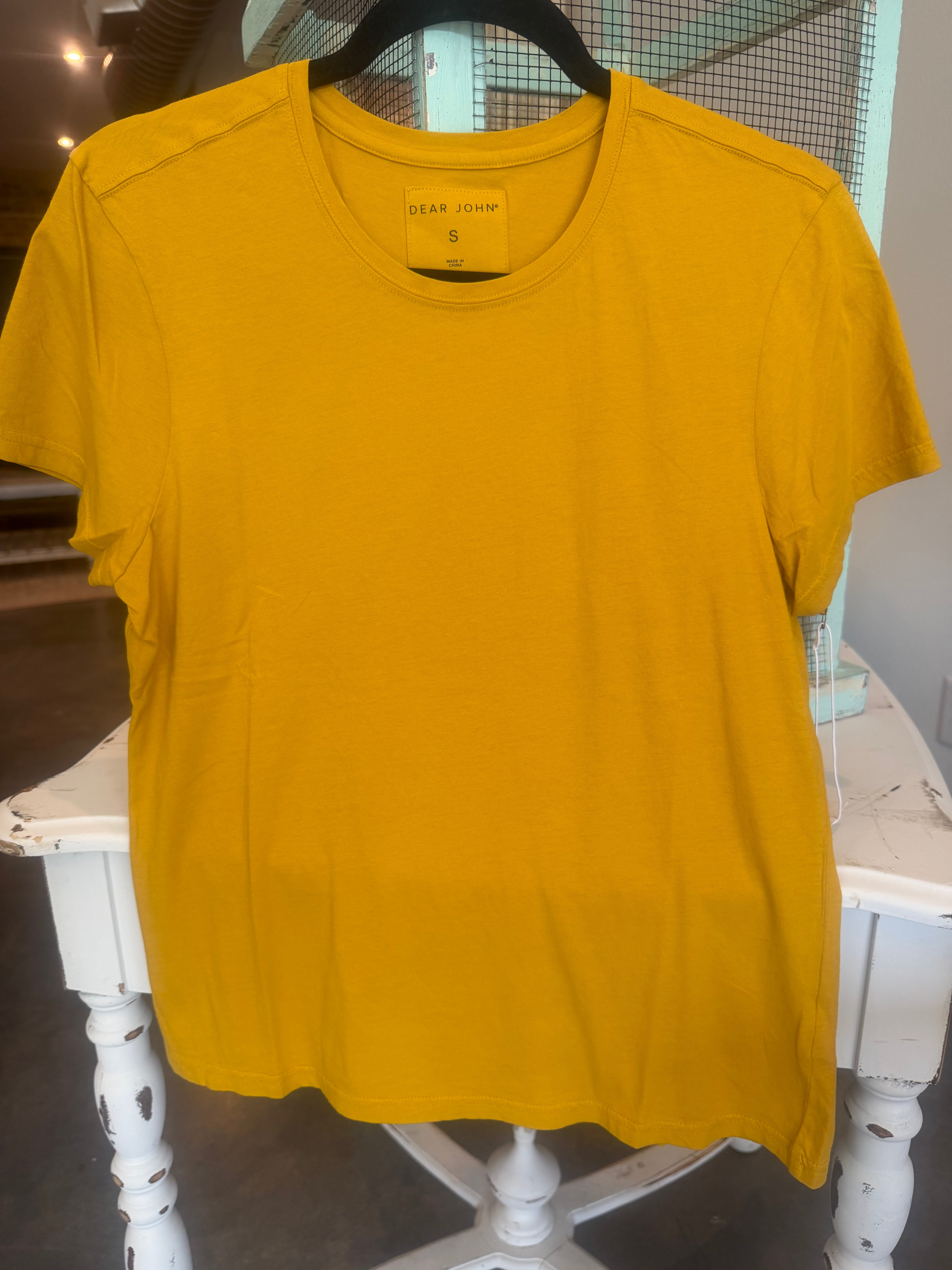 Dear John Everyday Tee Mustard