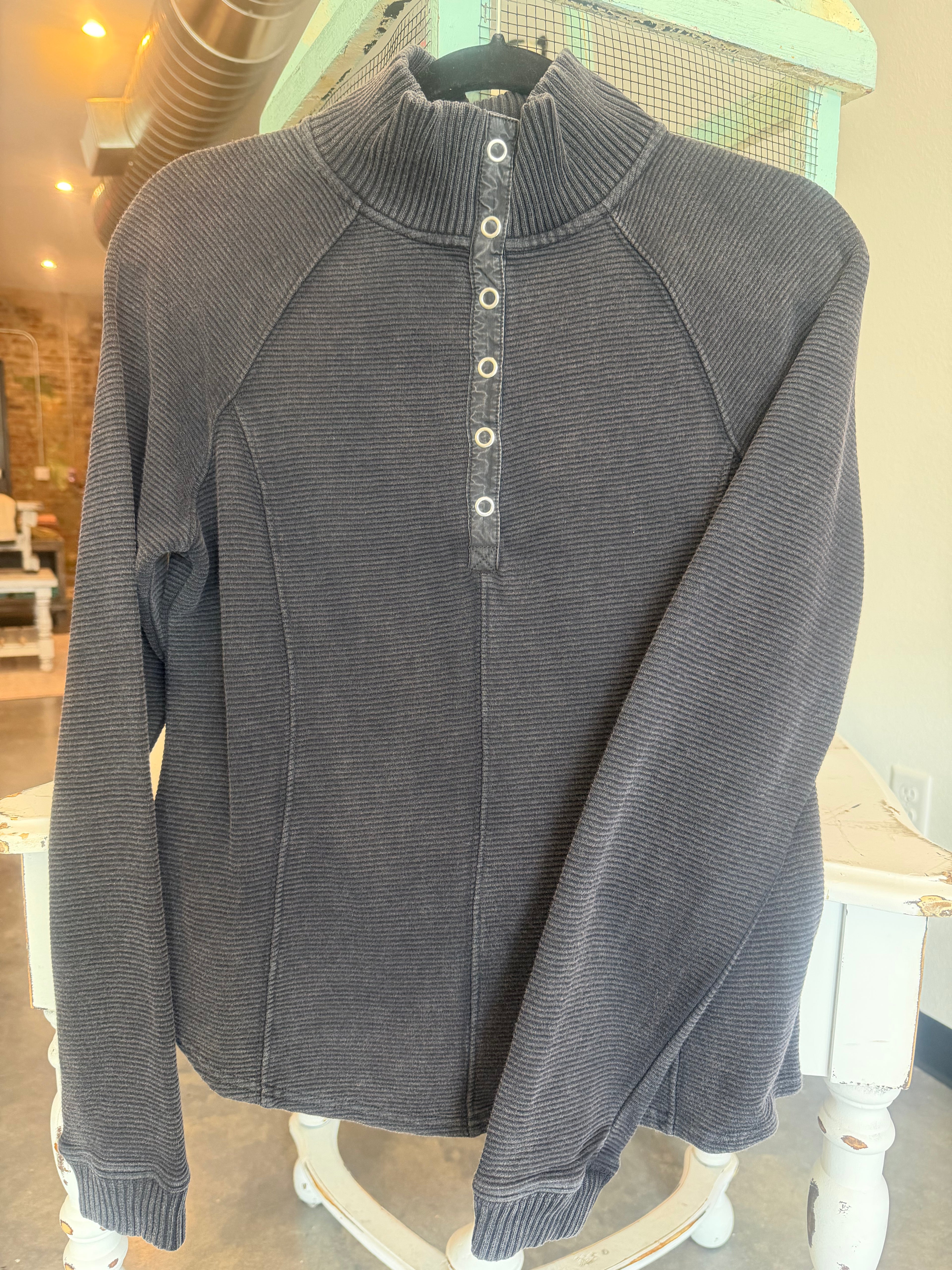 Adrianna Snap Front Sweatshirt