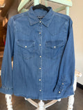 Western Stretch Button Down Denim