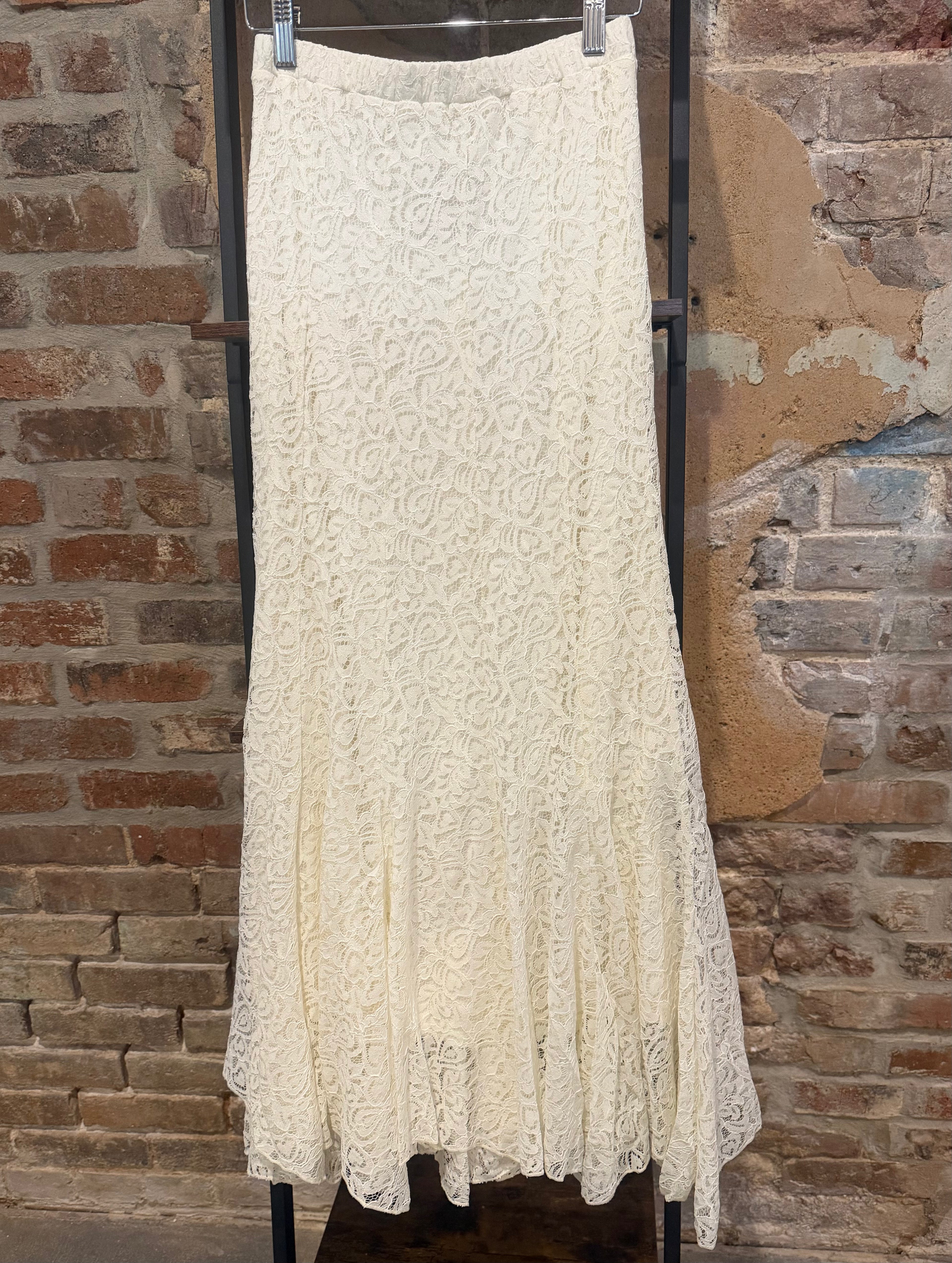 Lace Midi Skirt