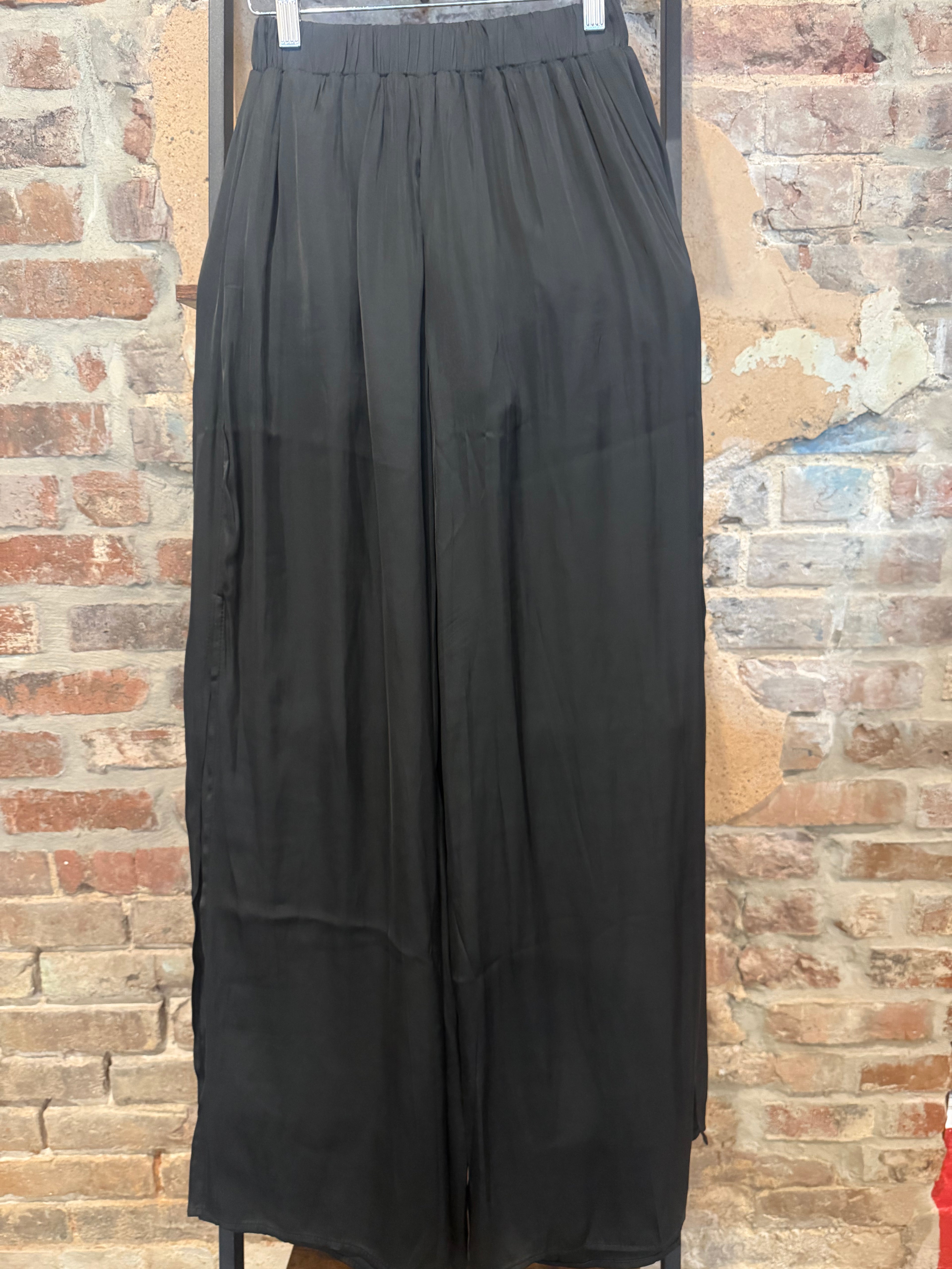 Satin Wide Leg Pants