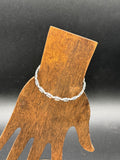 Woven Silver Bangle