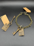 Hotel Key Charm Necklace w/ Additional Charm