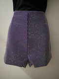 Rhinestone Shorts Purple