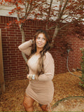Long Dolman Sleeve Knit Dress