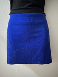 Blue Rhinestone Skirt
