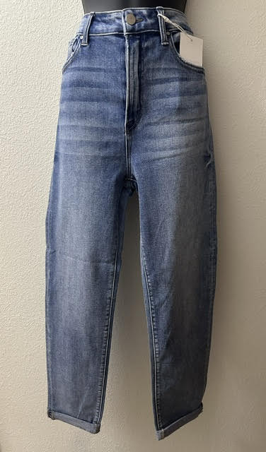 High Rise Ankle Skinny Roll Up